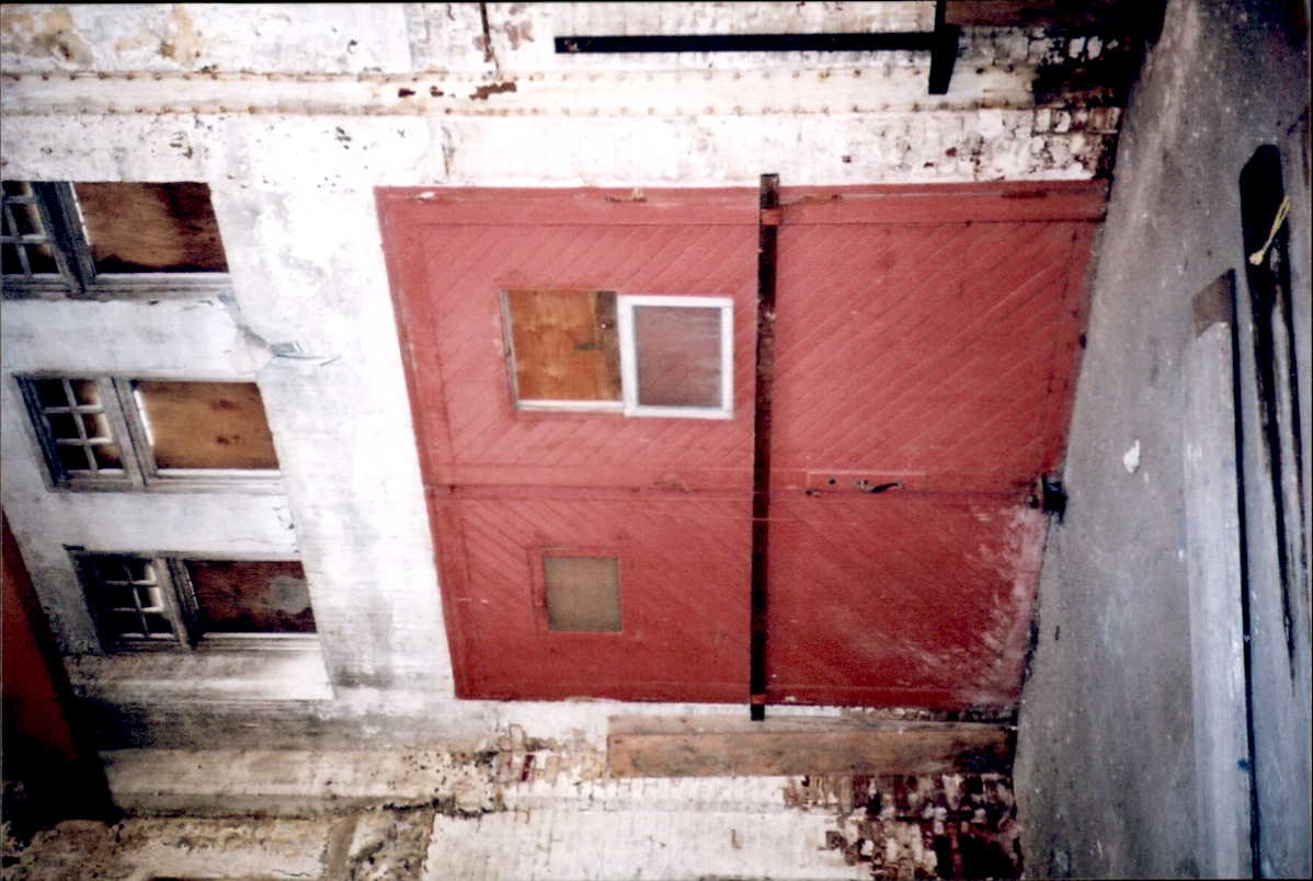 Before view of entry doors